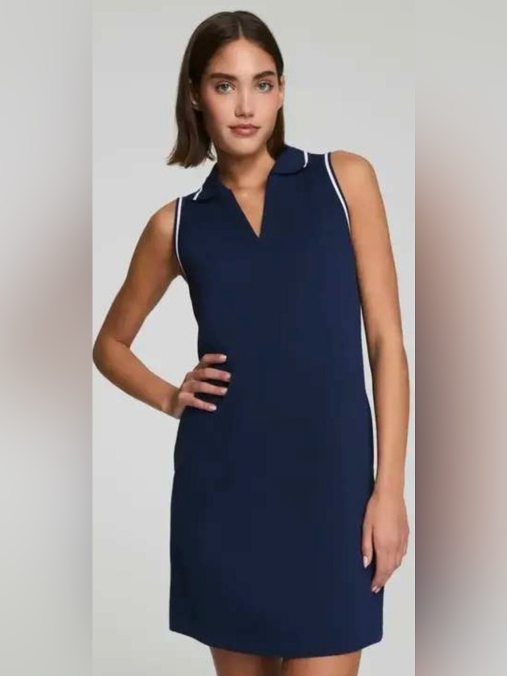 SPANX AirEssentials Pique
Polo Tank Dress Navy Blue Size Medium